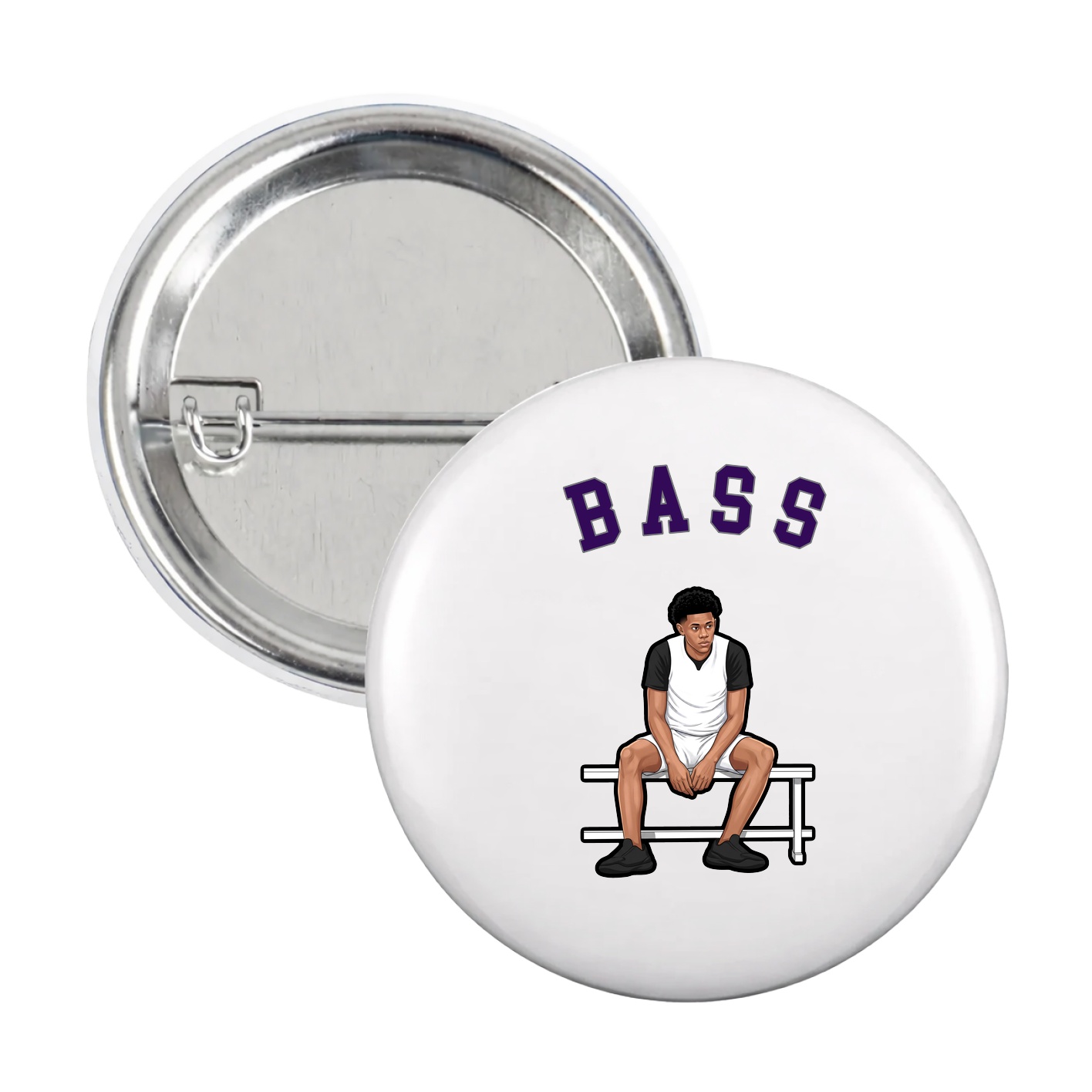 Game Day Button — Shirsey Arch in White