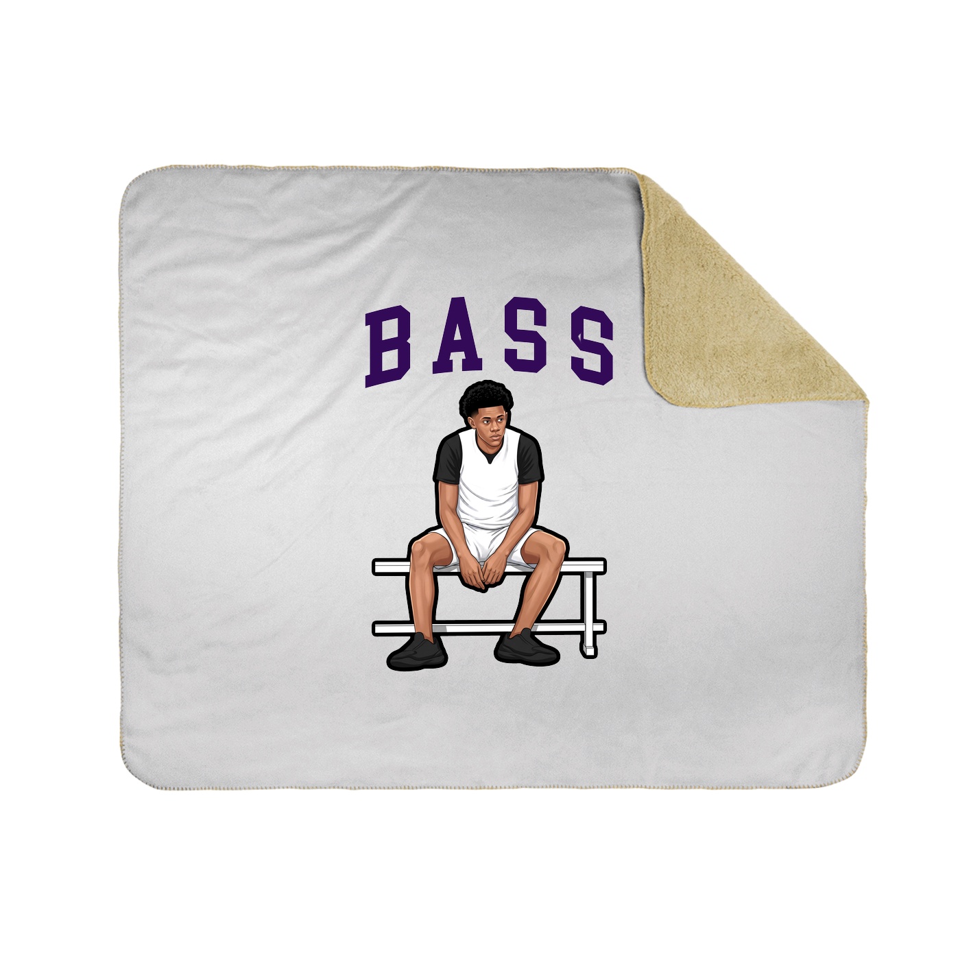 Throw Blanket — Shirsey in White