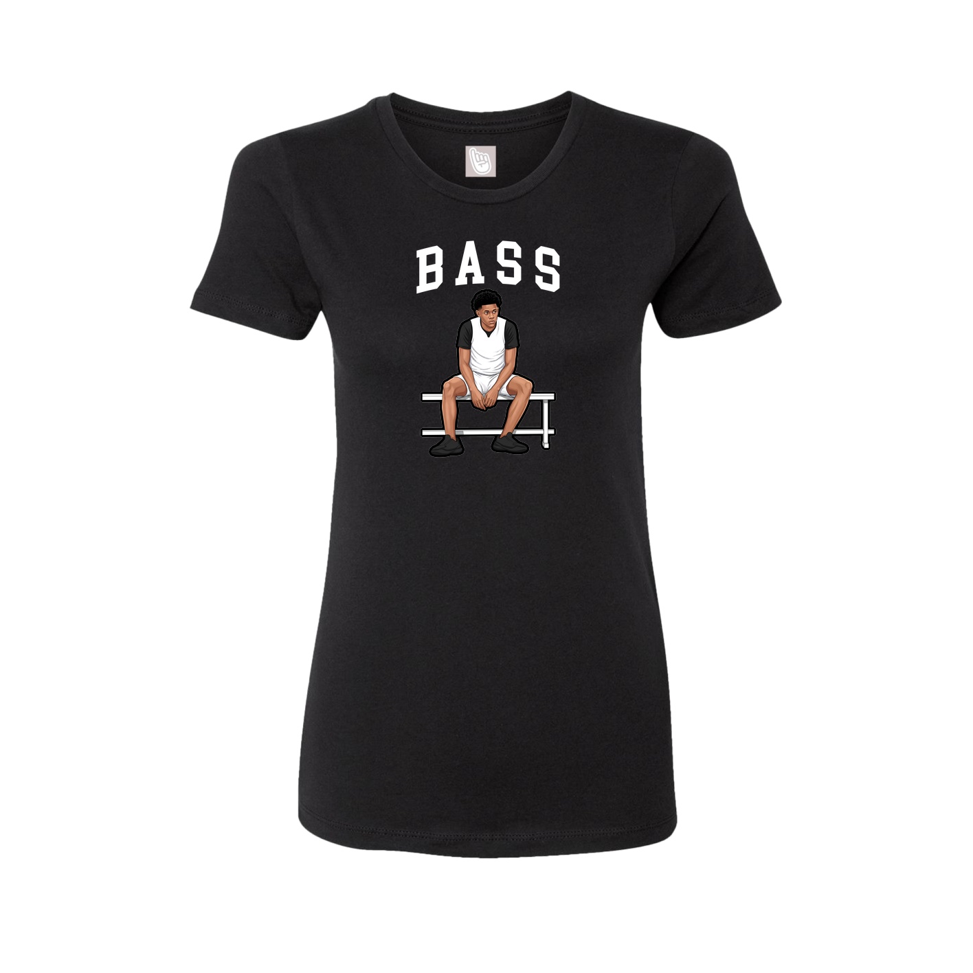 Fitted Women's Tee — Shirsey in Black