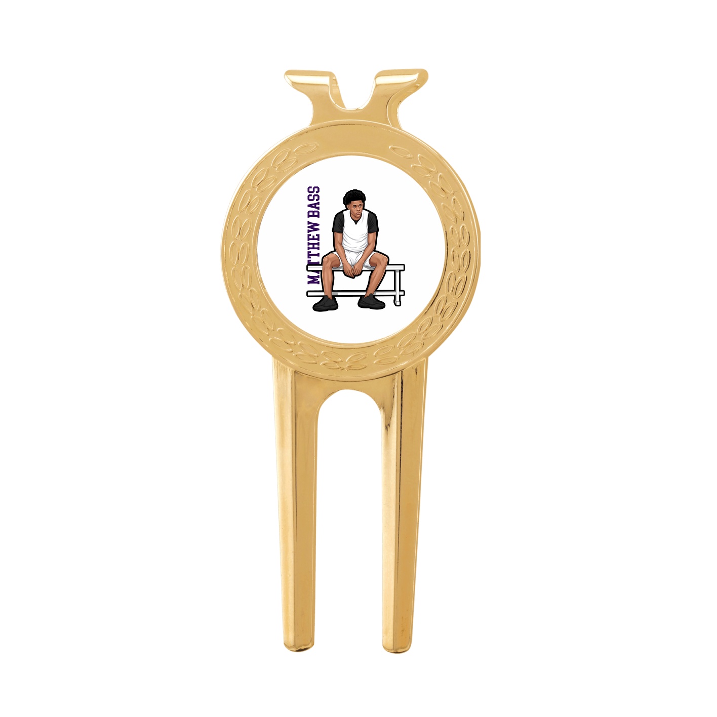 Divot Tool with Ball Marker — Name Vertical in Classic