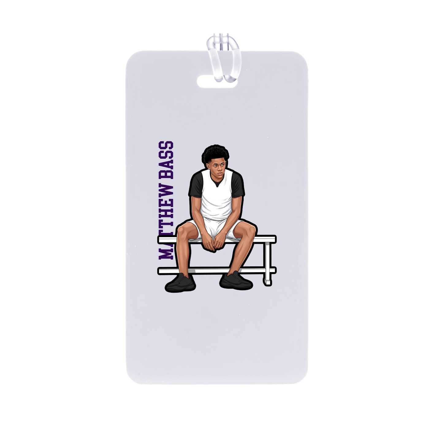Bag Tag — Name Vertical in Classic