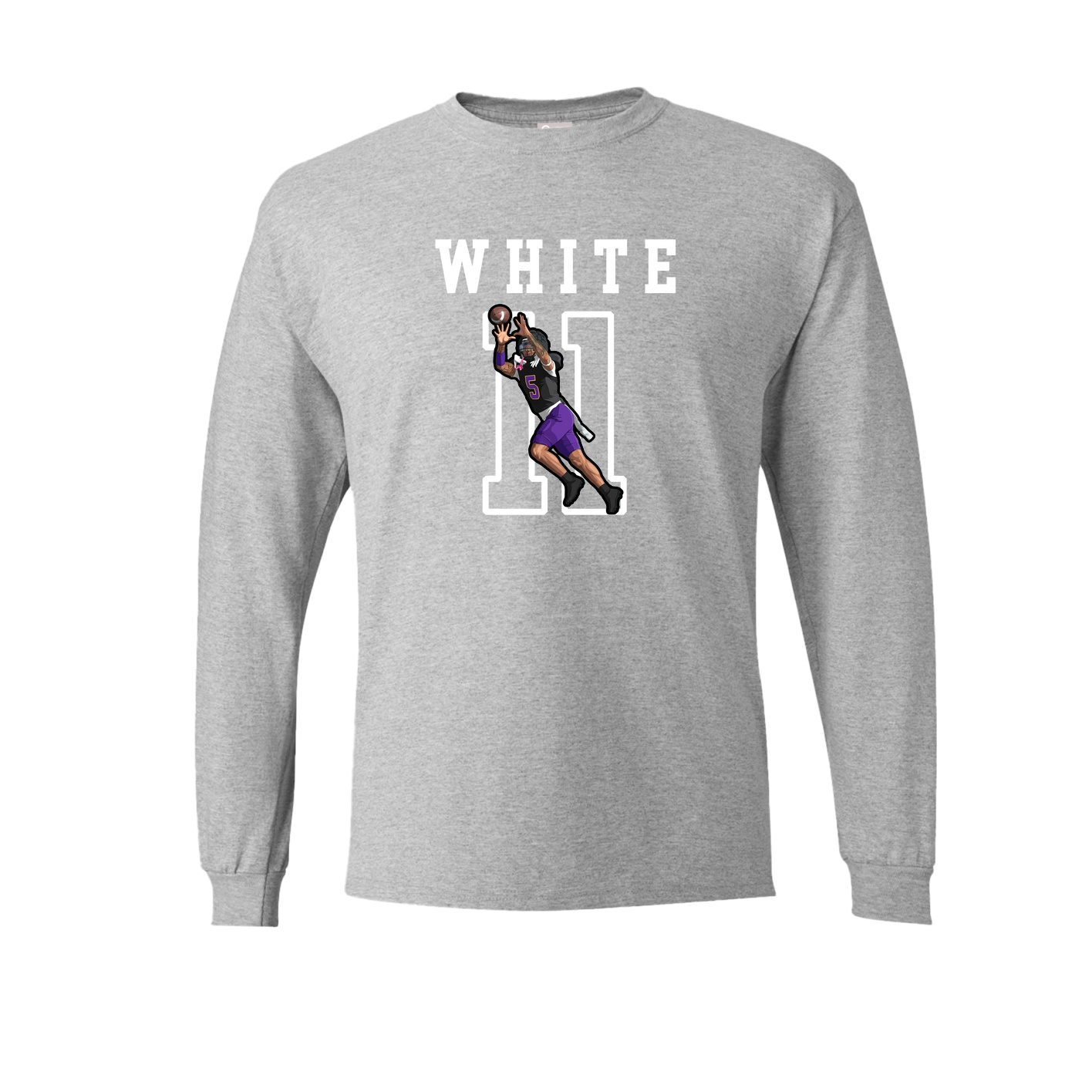 Long Sleeve Tee — Shirsey in Grey