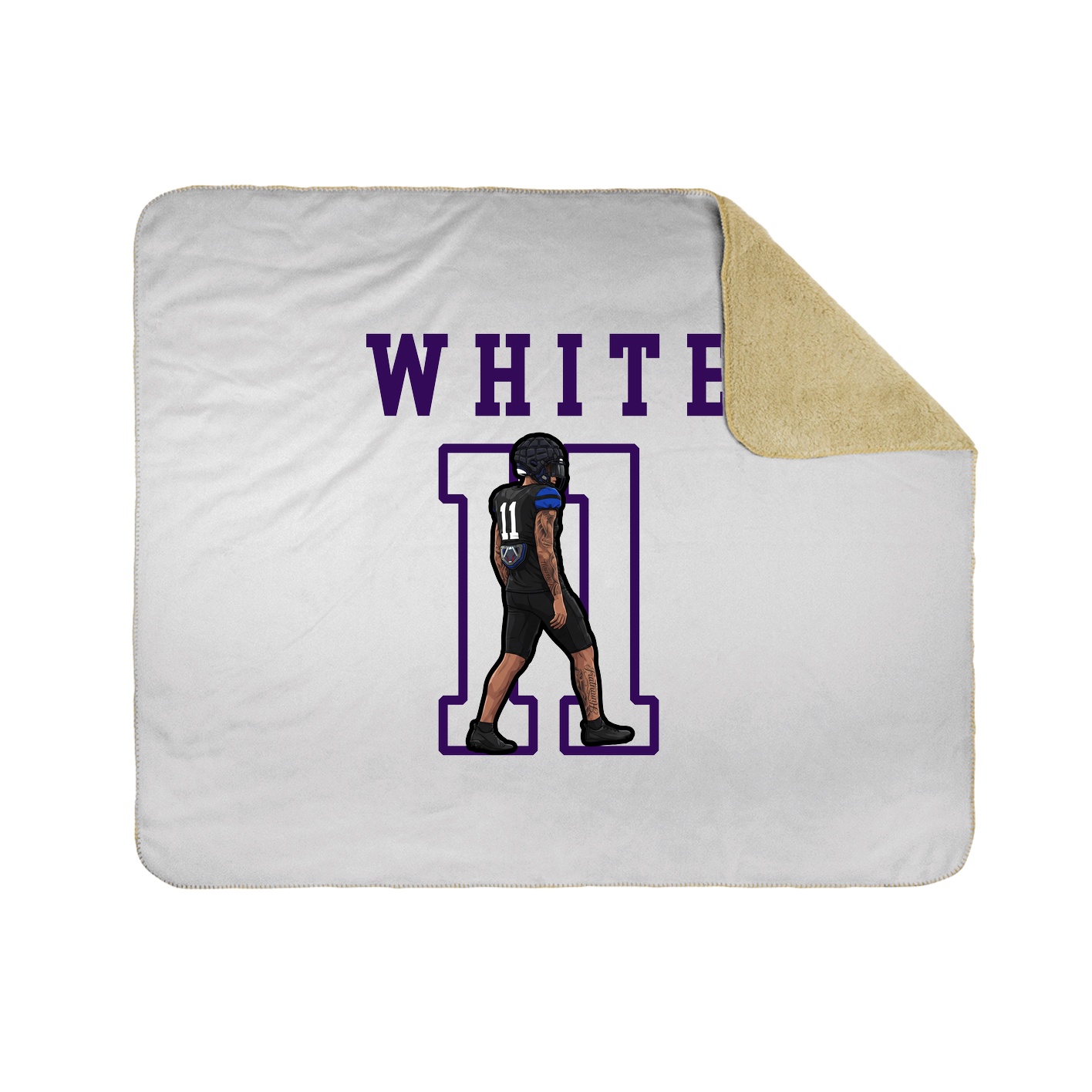 Throw Blanket — Shirsey in White