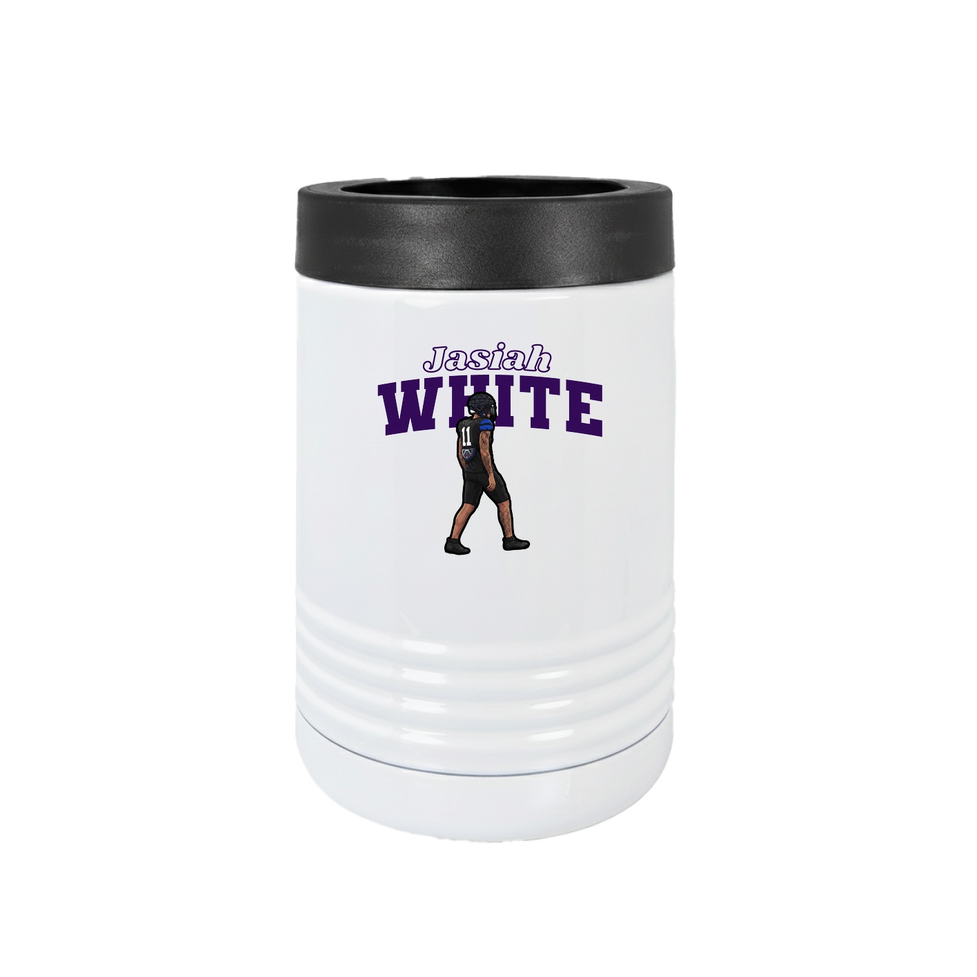 Beverage Holder — Name Arch in White