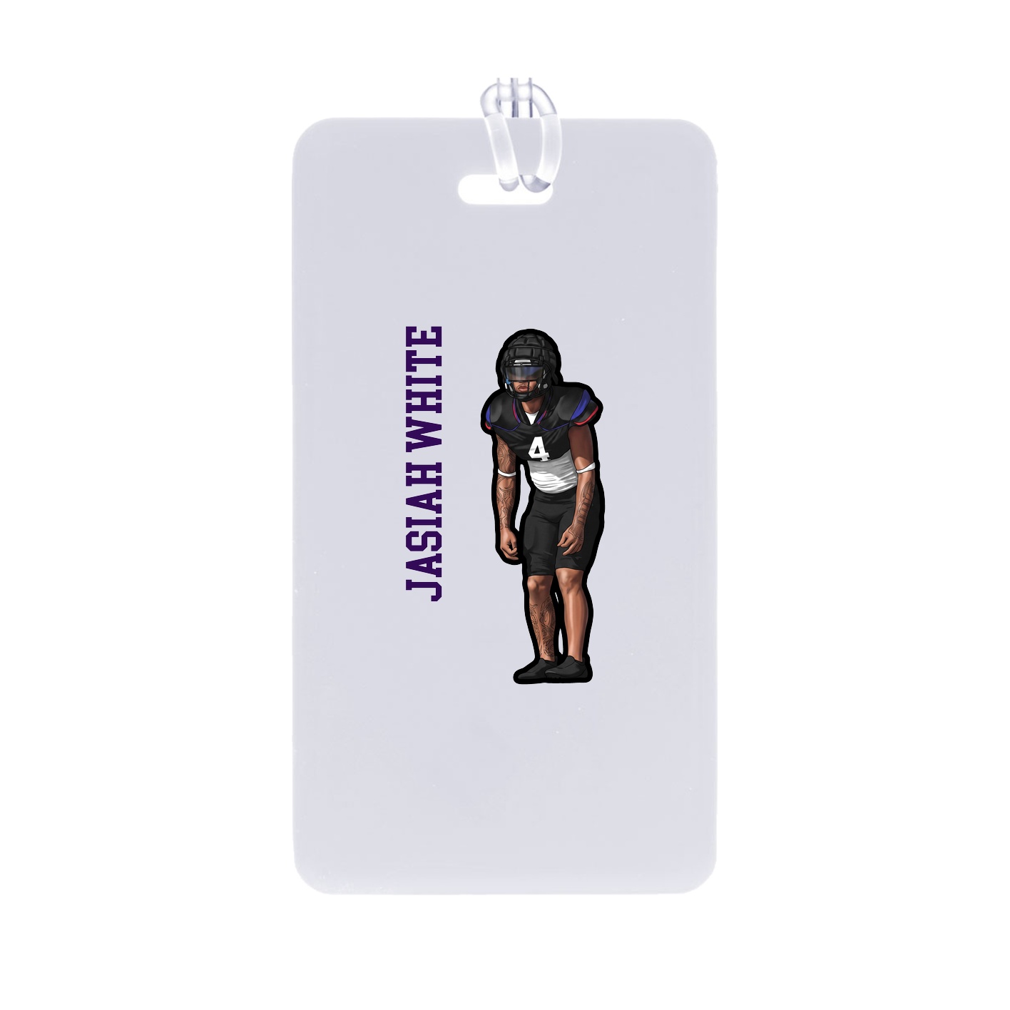 Bag Tag — Name Vertical in Classic