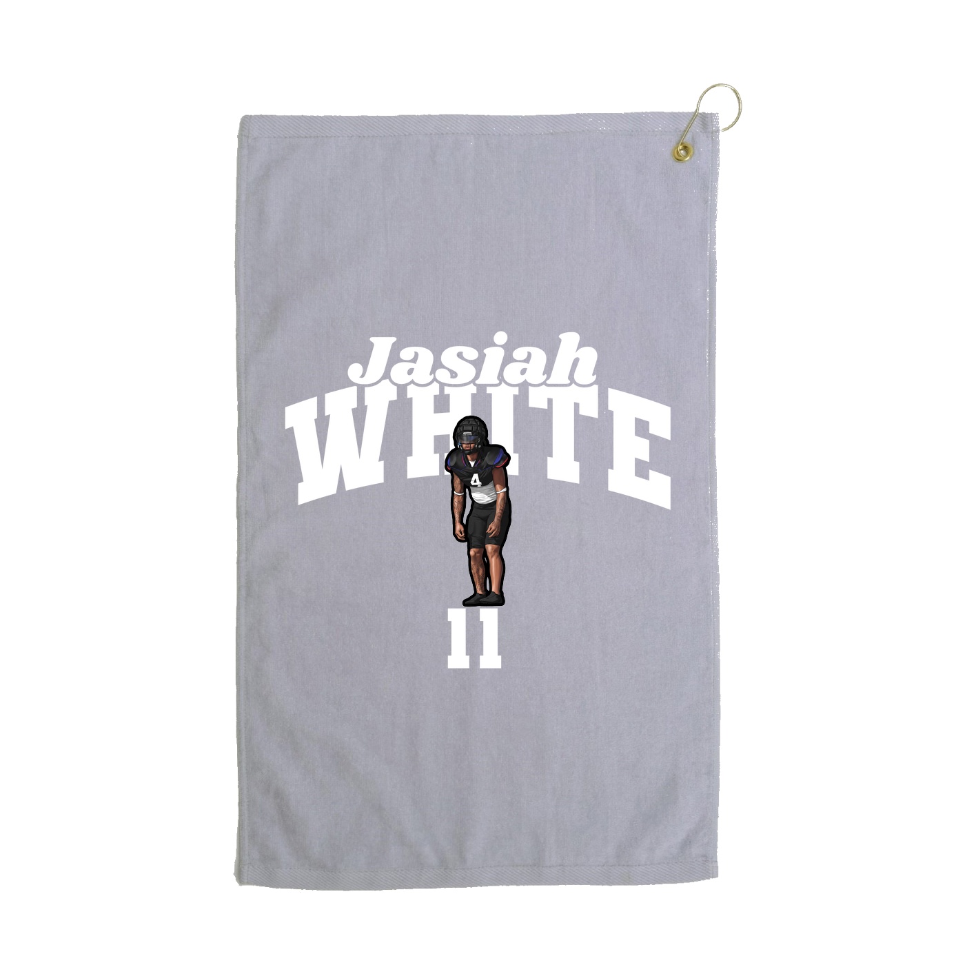 Golf Towel — Signature Arch in Grey
