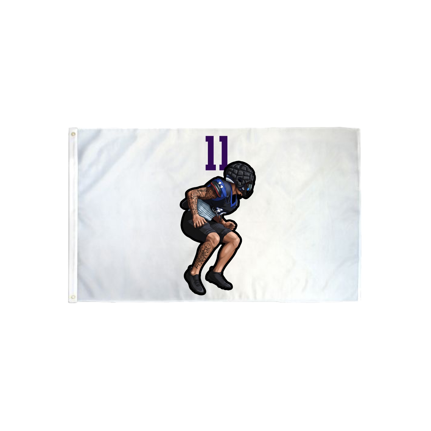 3x5 Flag — Number Top in Classic