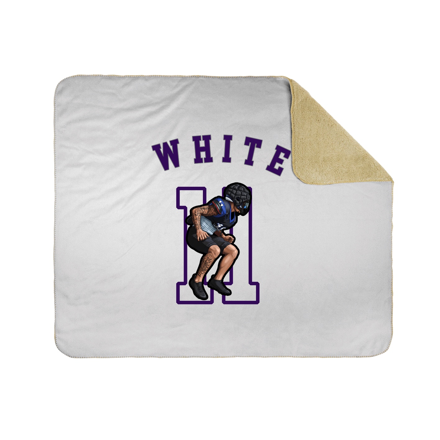 Throw Blanket — Shirsey Arch in White