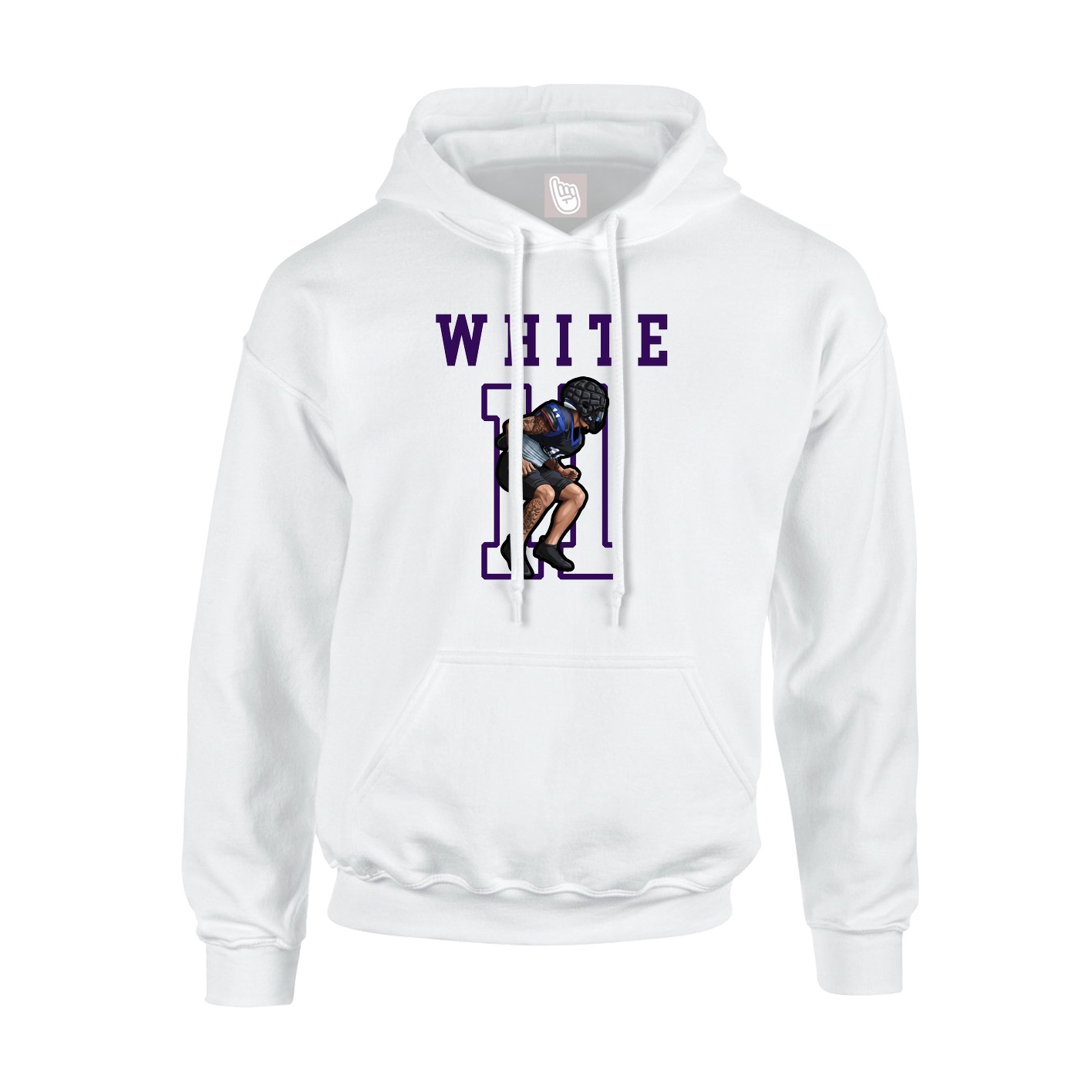 Youth Hoodie — Shirsey in White