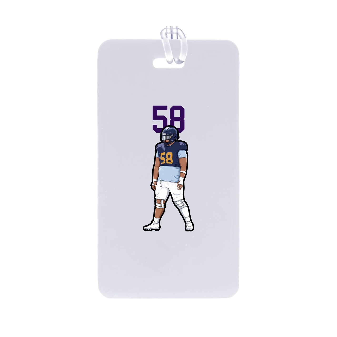 Bag Tag — Number Top in Classic