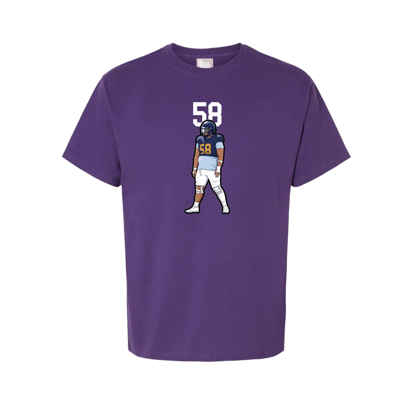 Tee — Number Top in Purple