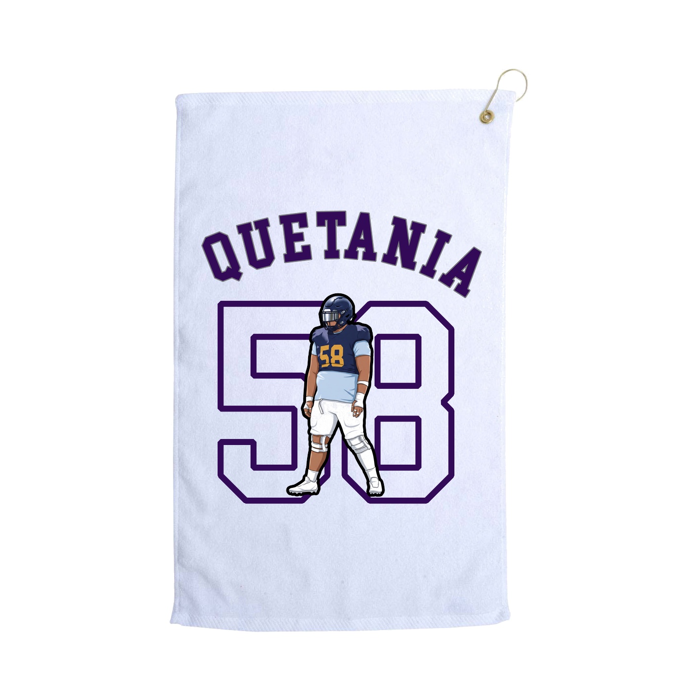 Golf Towel — Shirsey Arch in White