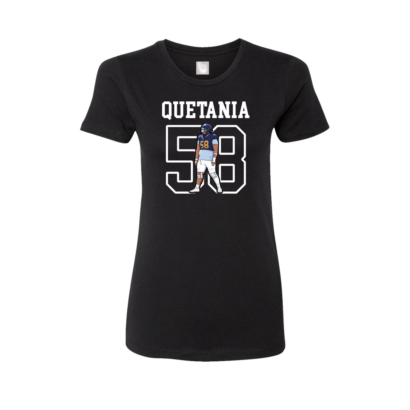 Fitted Women's Tee — Shirsey in Black