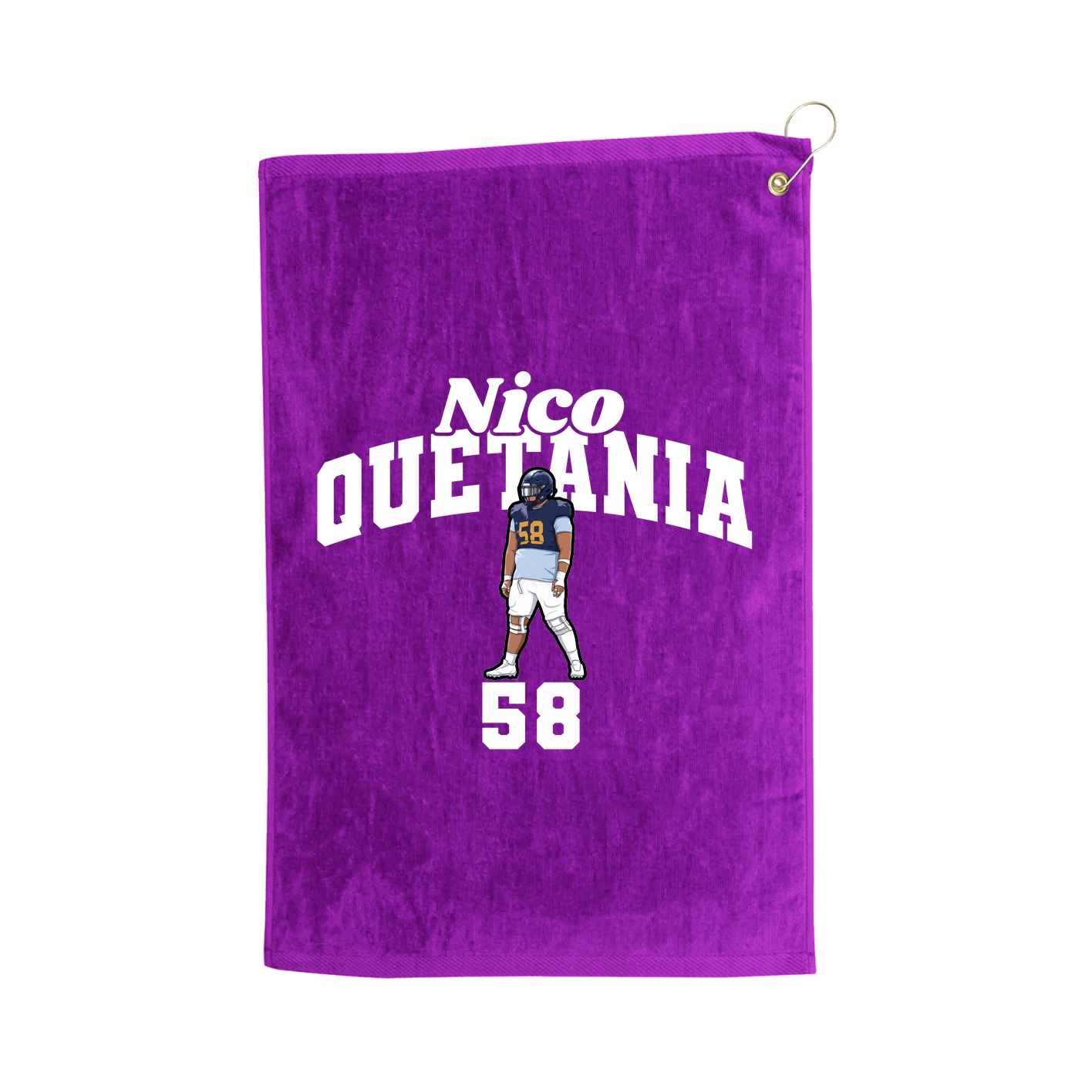 Golf Towel — Signature Arch in Purple