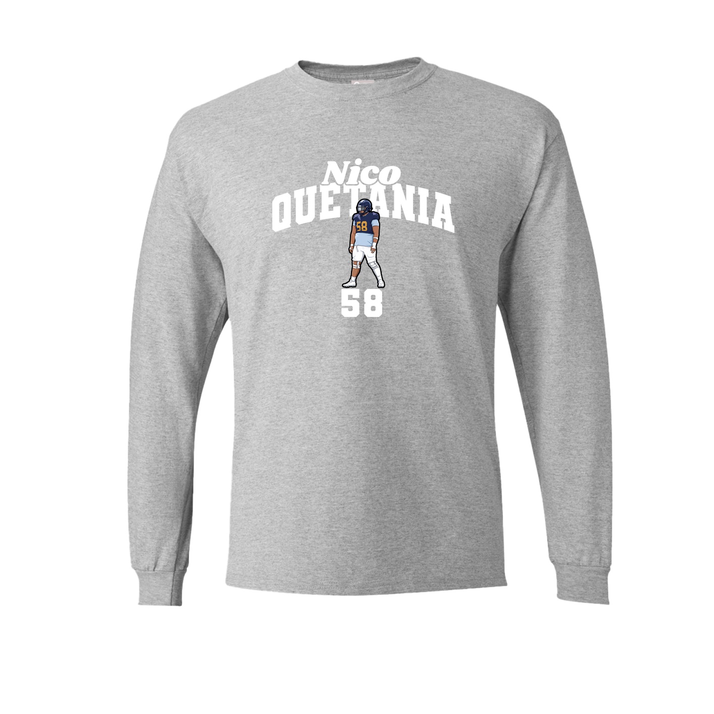 Long Sleeve Tee — Signature Arch in Grey