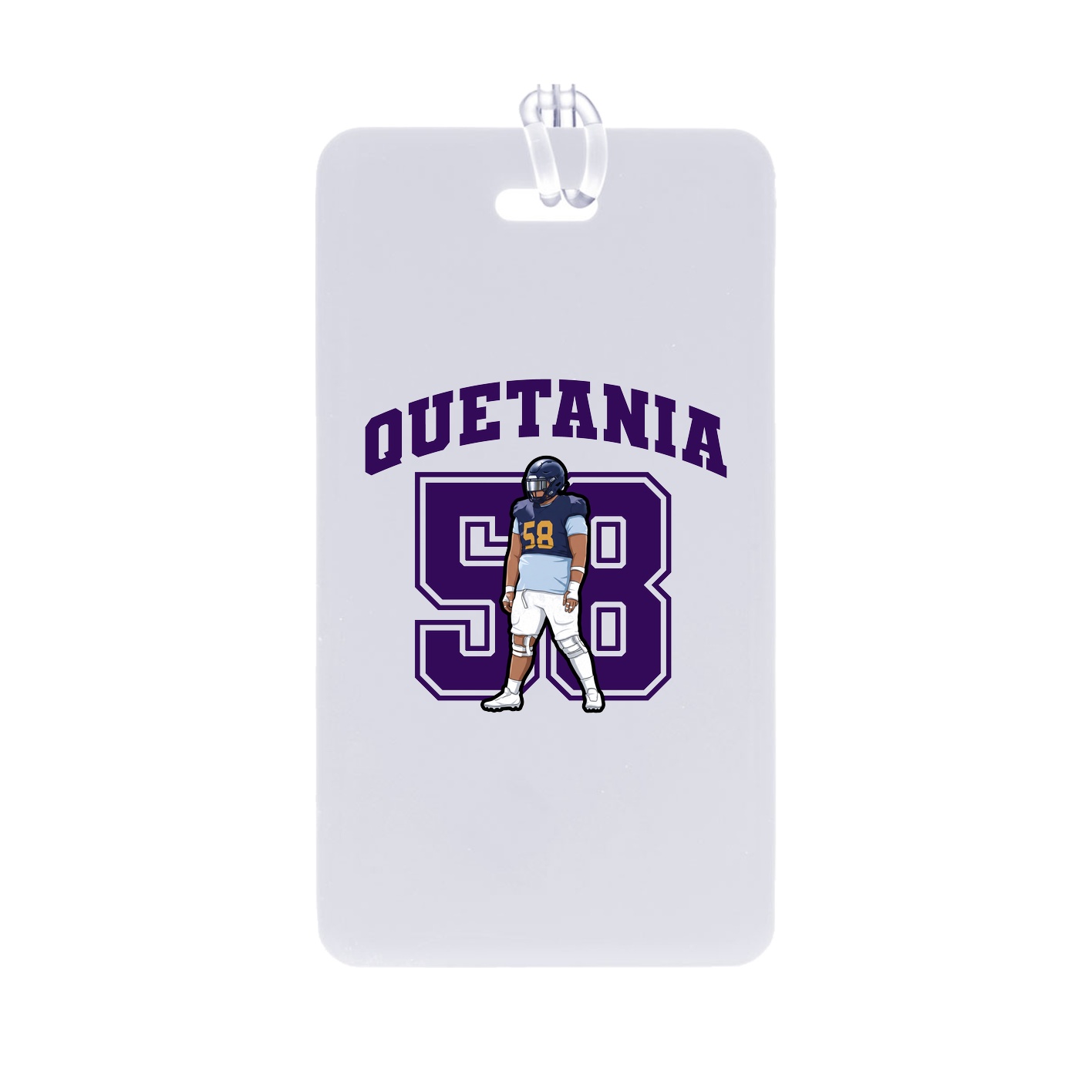 Bag Tag — Number in Classic