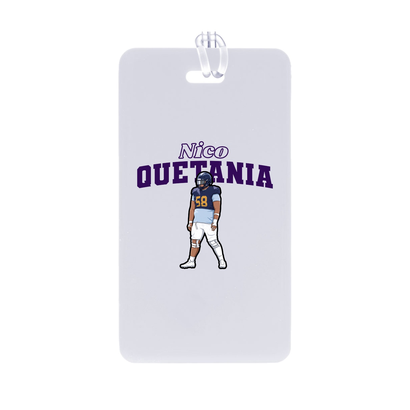Bag Tag — Name Arch in Classic