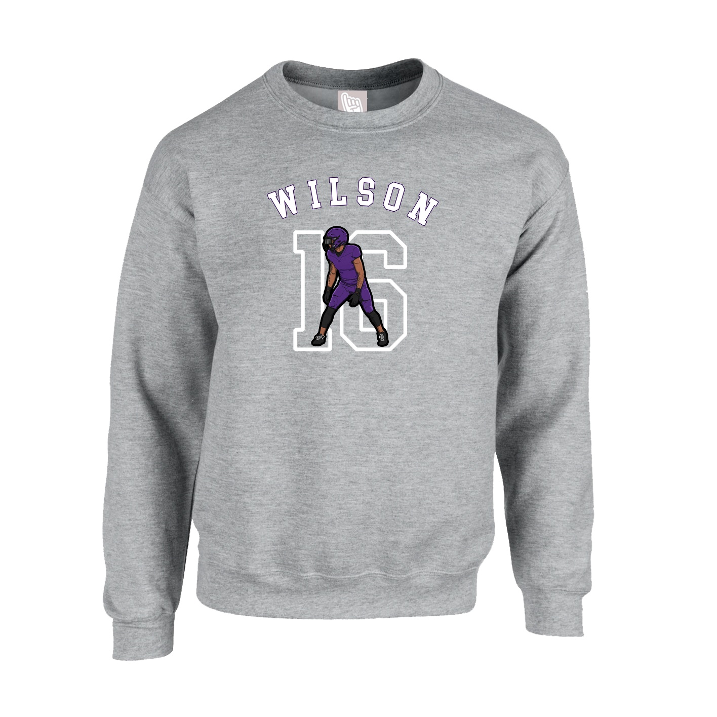 Fleece Crew — Shirsey Arch in Grey