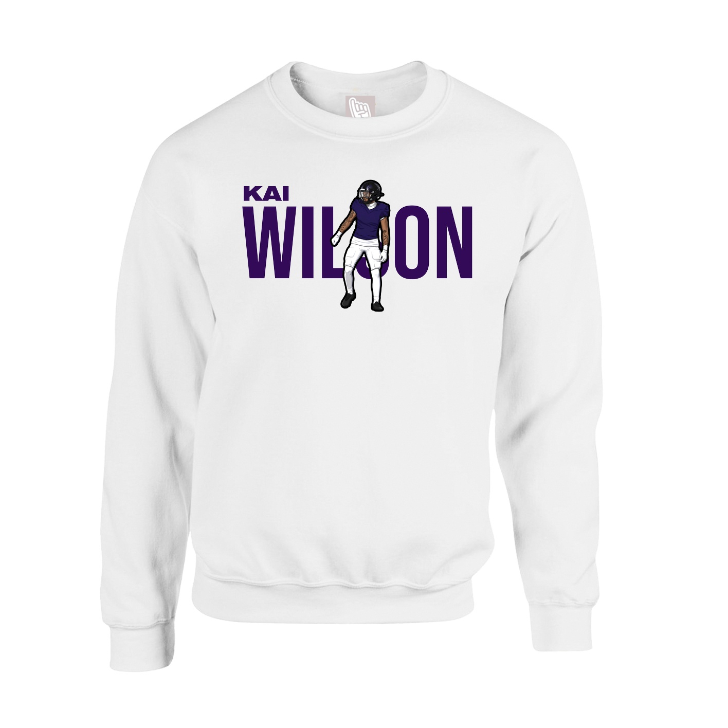 Fleece Crew — Player Name in White