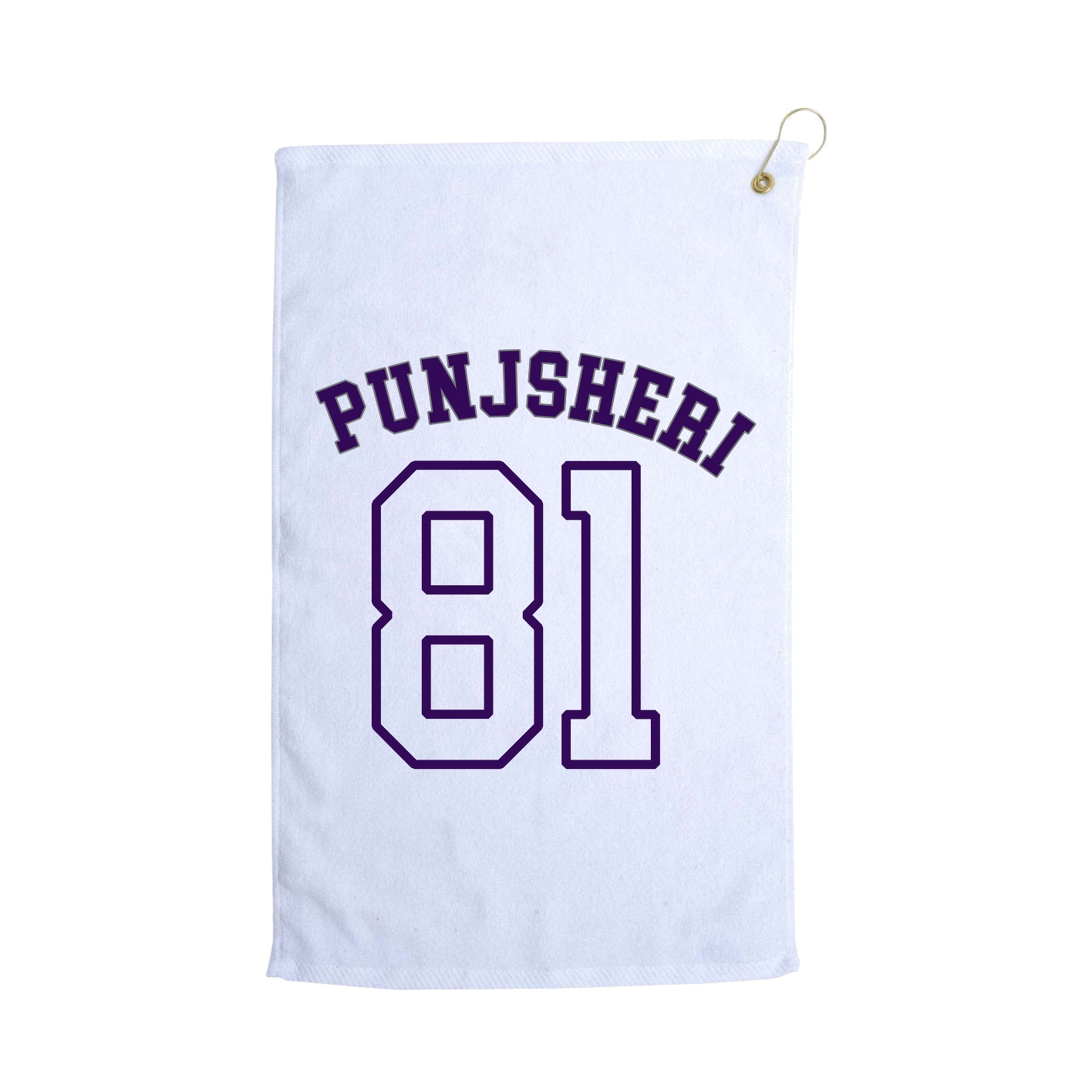 Golf Towel — Shirsey Arch in White