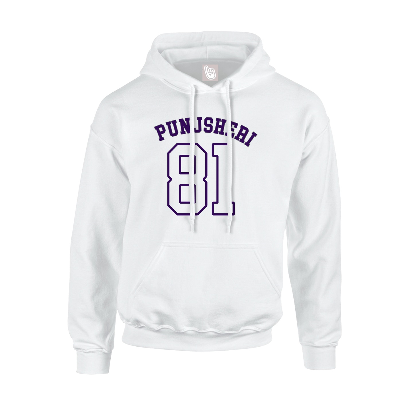 Hoodie — Shirsey Arch in White