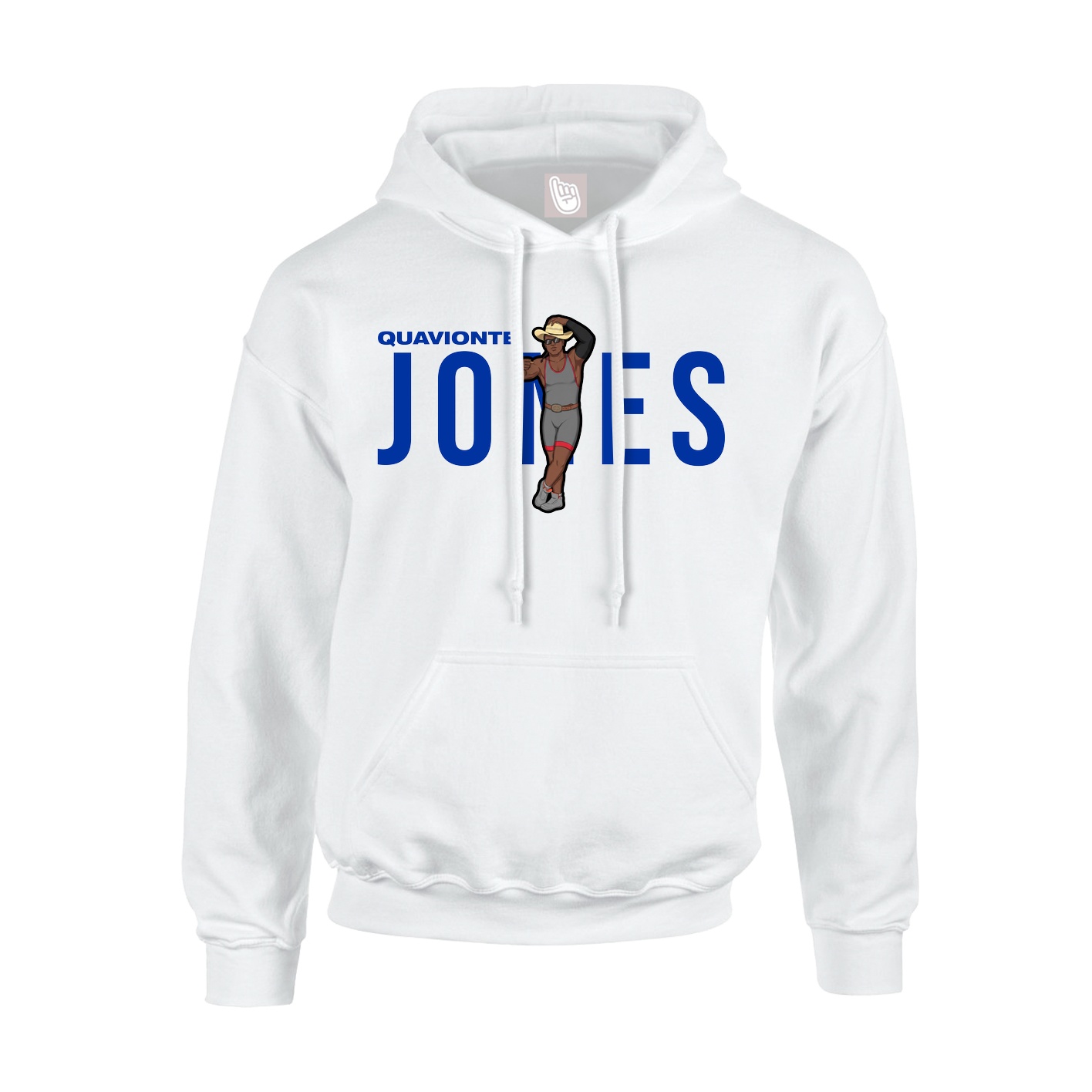 Youth Hoodie — Player Name in White