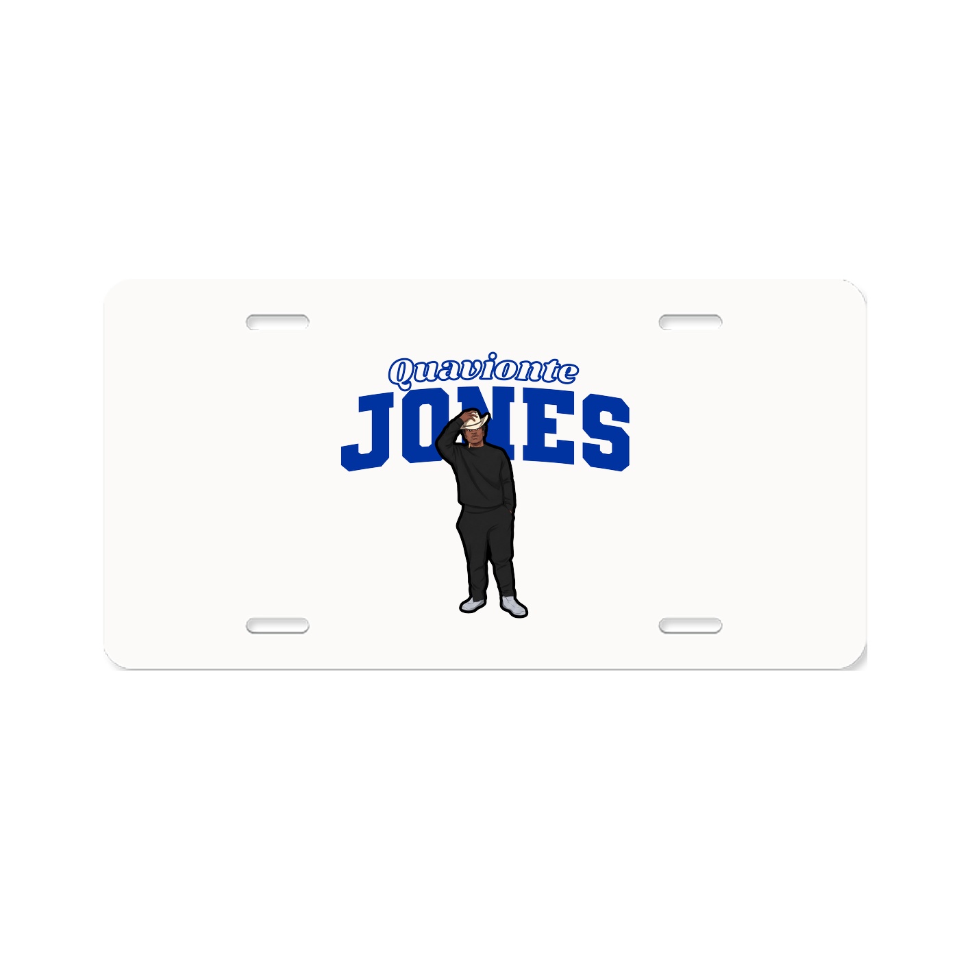 License Plate — Name Arch in Classic
