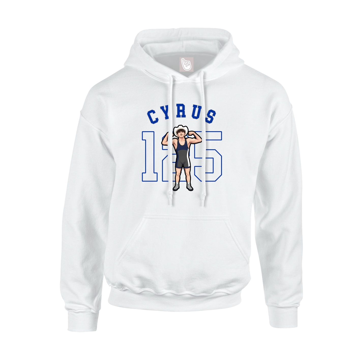 Youth Hoodie — Shirsey Arch in White