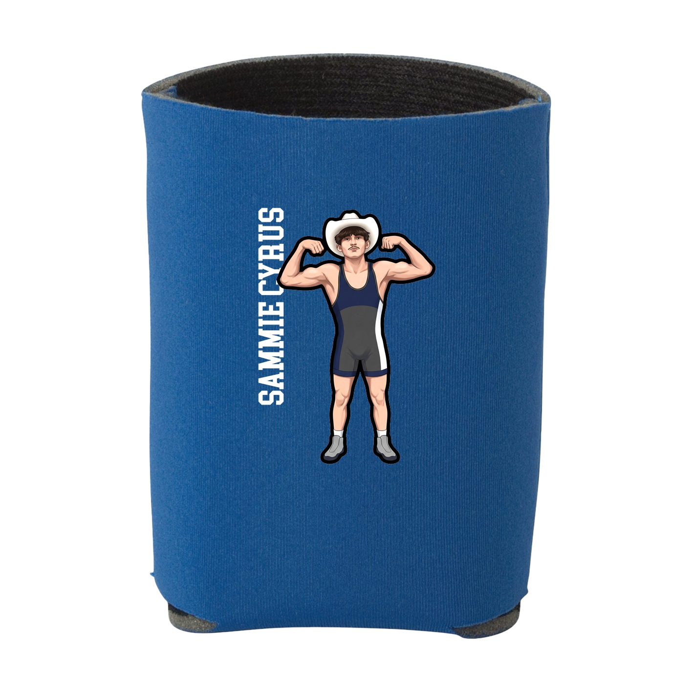 Can Holder — Name Vertical in Royal