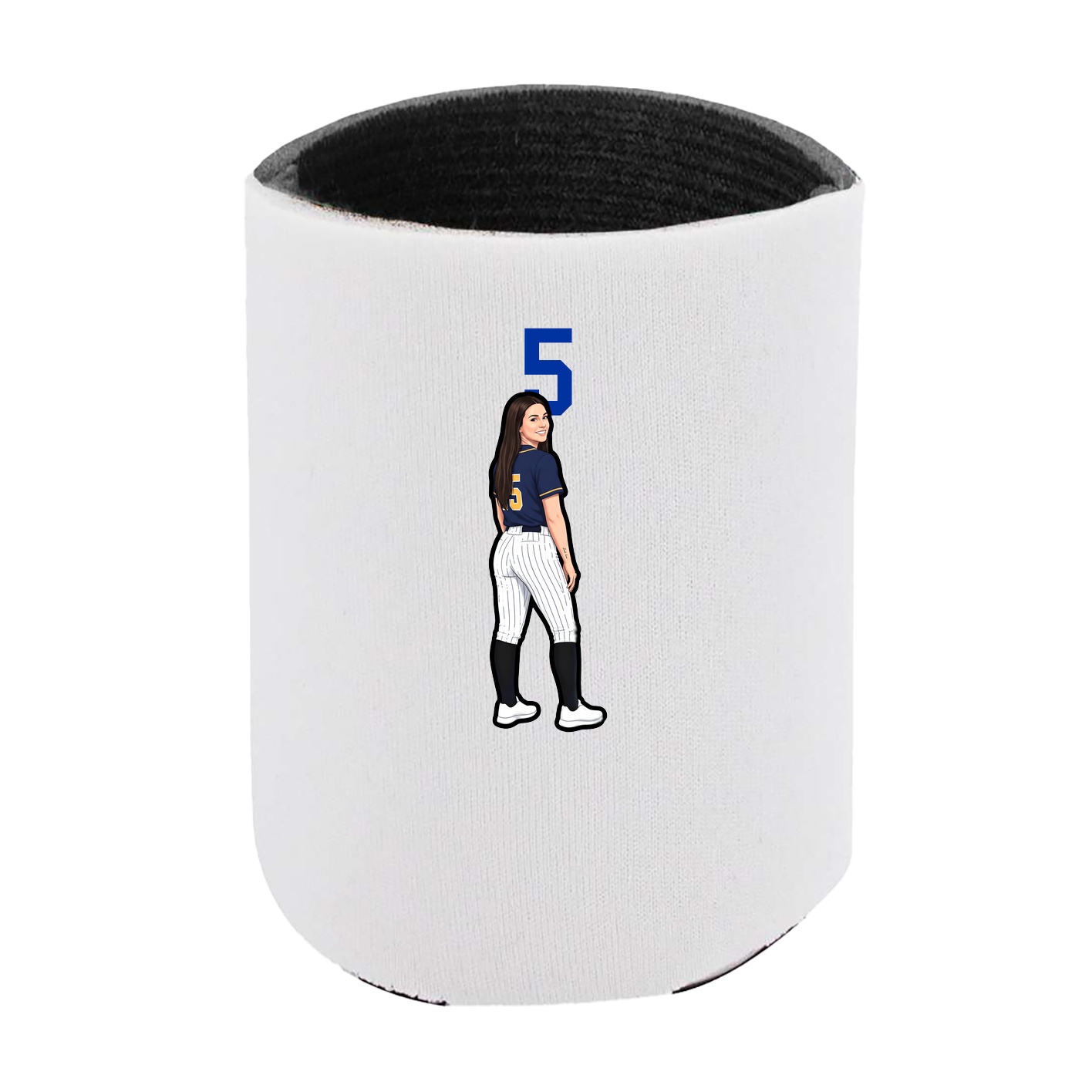 Can Holder — Number Top in White