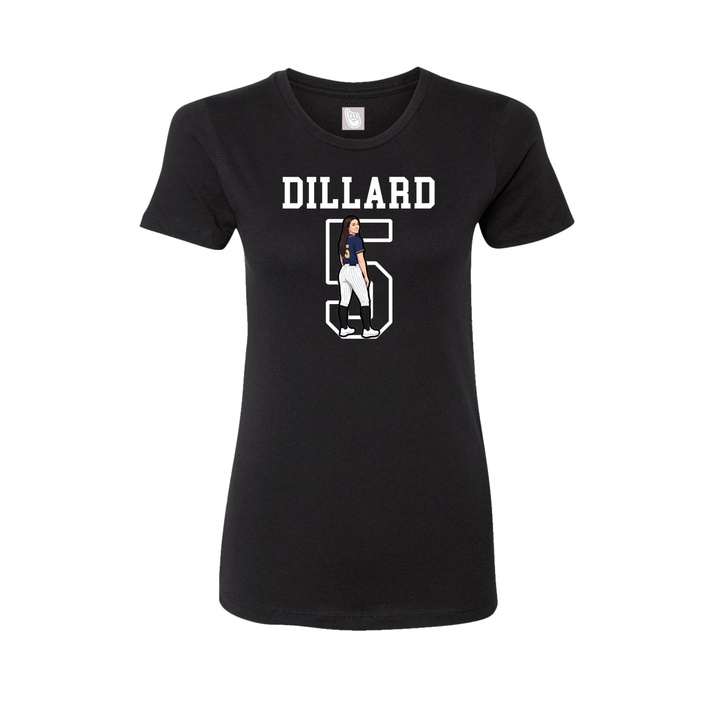 Fitted Women's Tee — Shirsey in Black