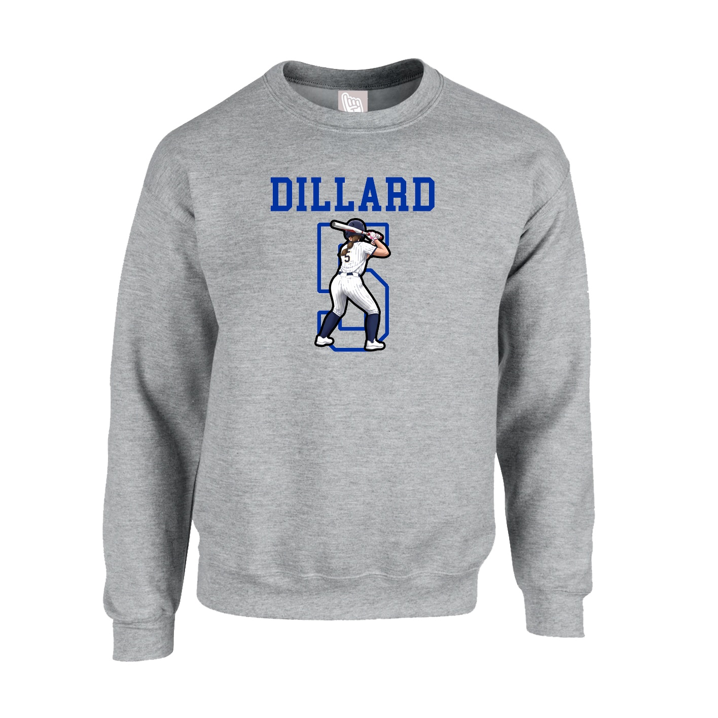 Fleece Crew — Shirsey in Grey
