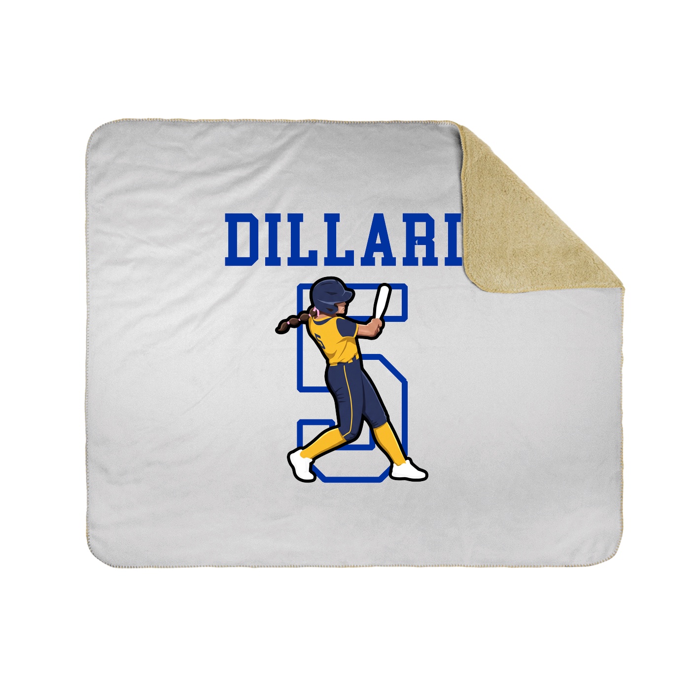 Throw Blanket — Shirsey in White
