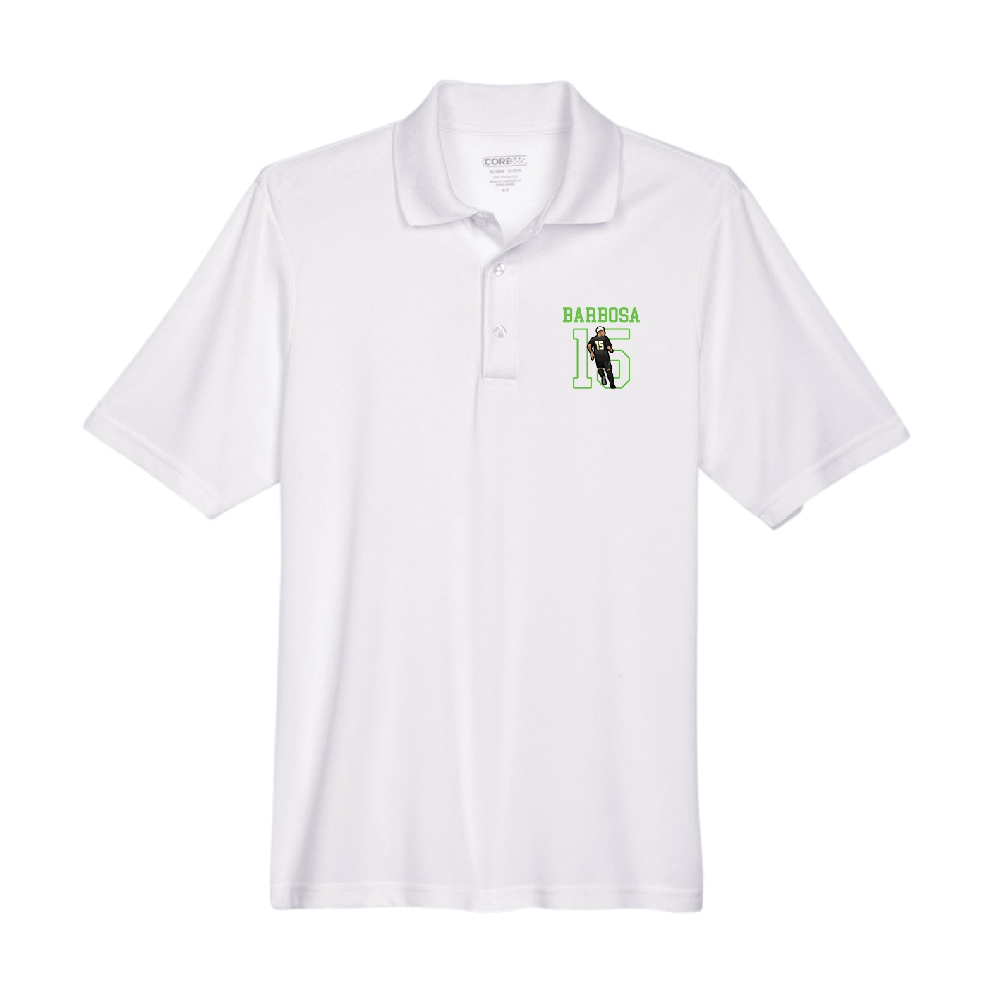Performance Polo — Shirsey in White