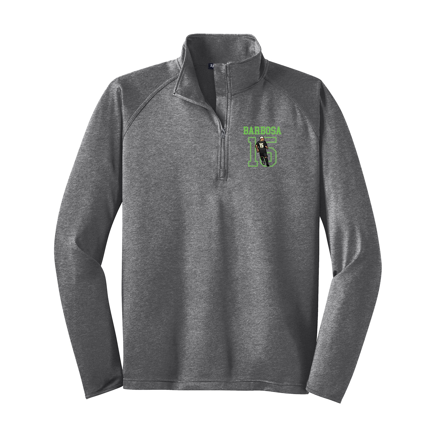Q-Zip Pullover — Shirsey in Grey