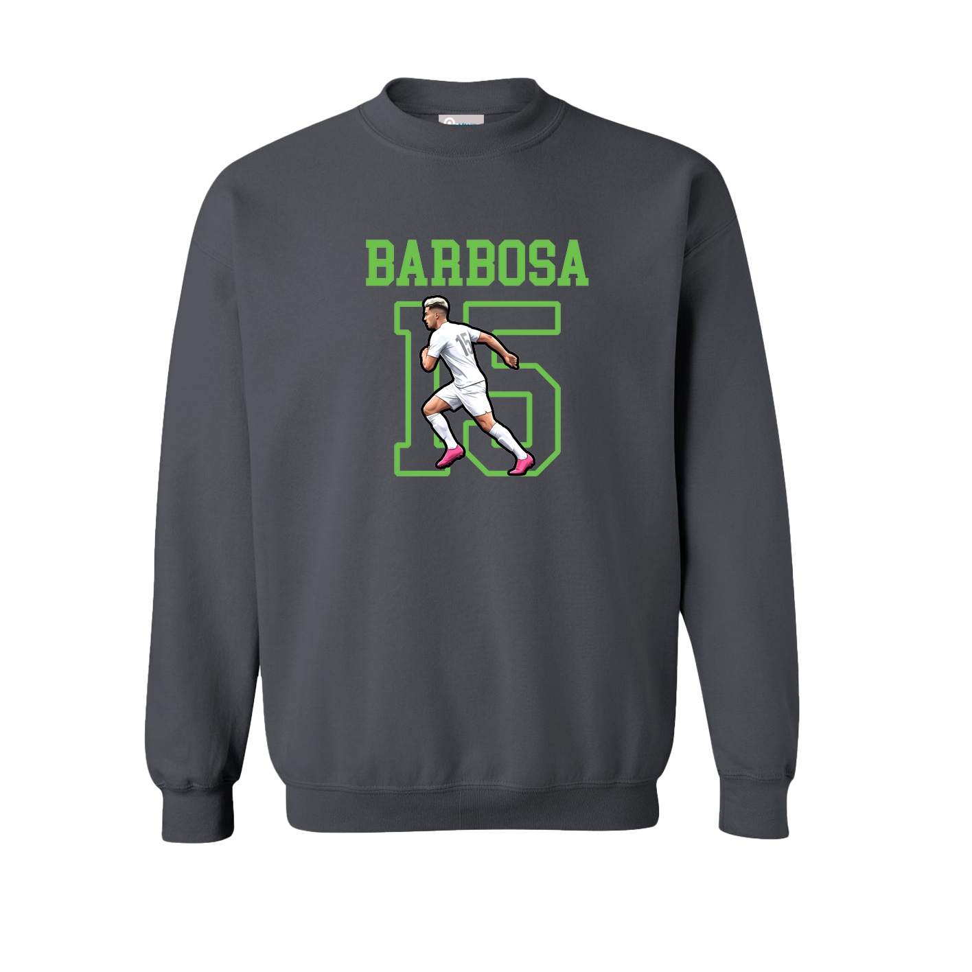 Fleece Crew — Shirsey in Grey