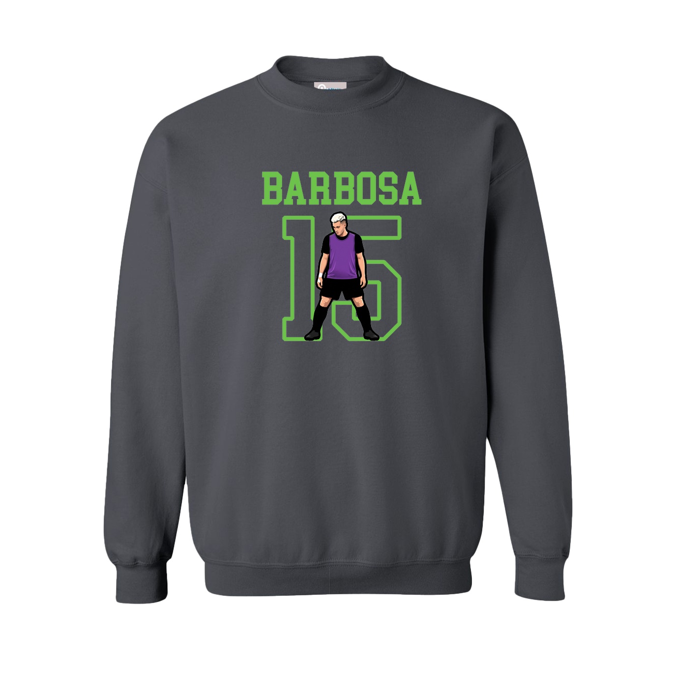 Fleece Crew — Shirsey in Grey