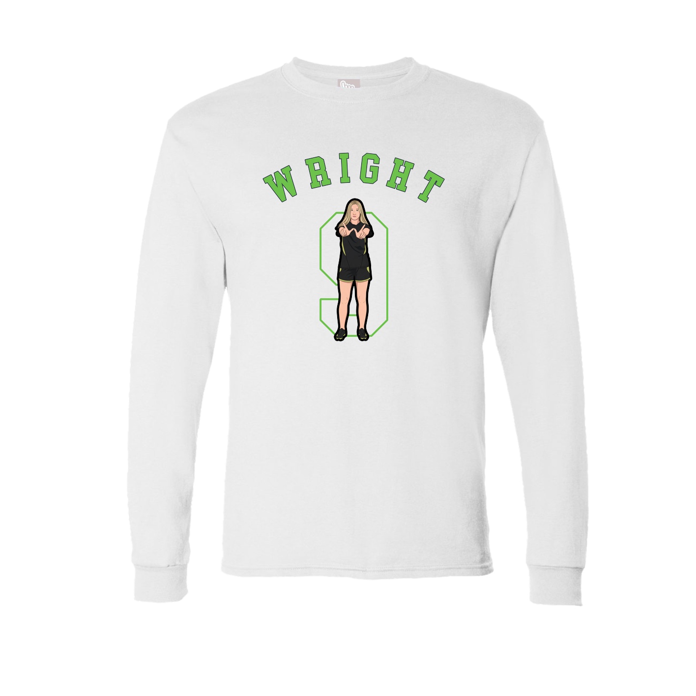 Long Sleeve Tee — Shirsey Arch in White
