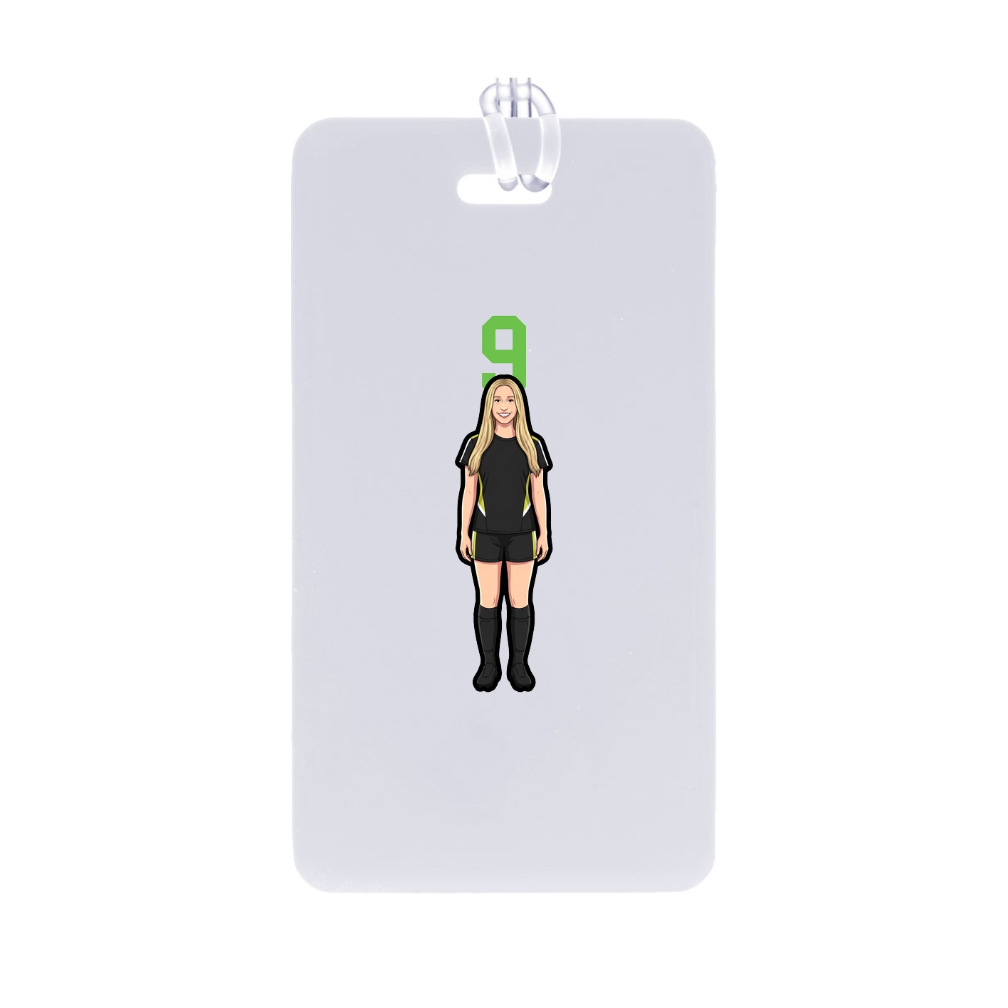 Bag Tag — Number Top in Classic