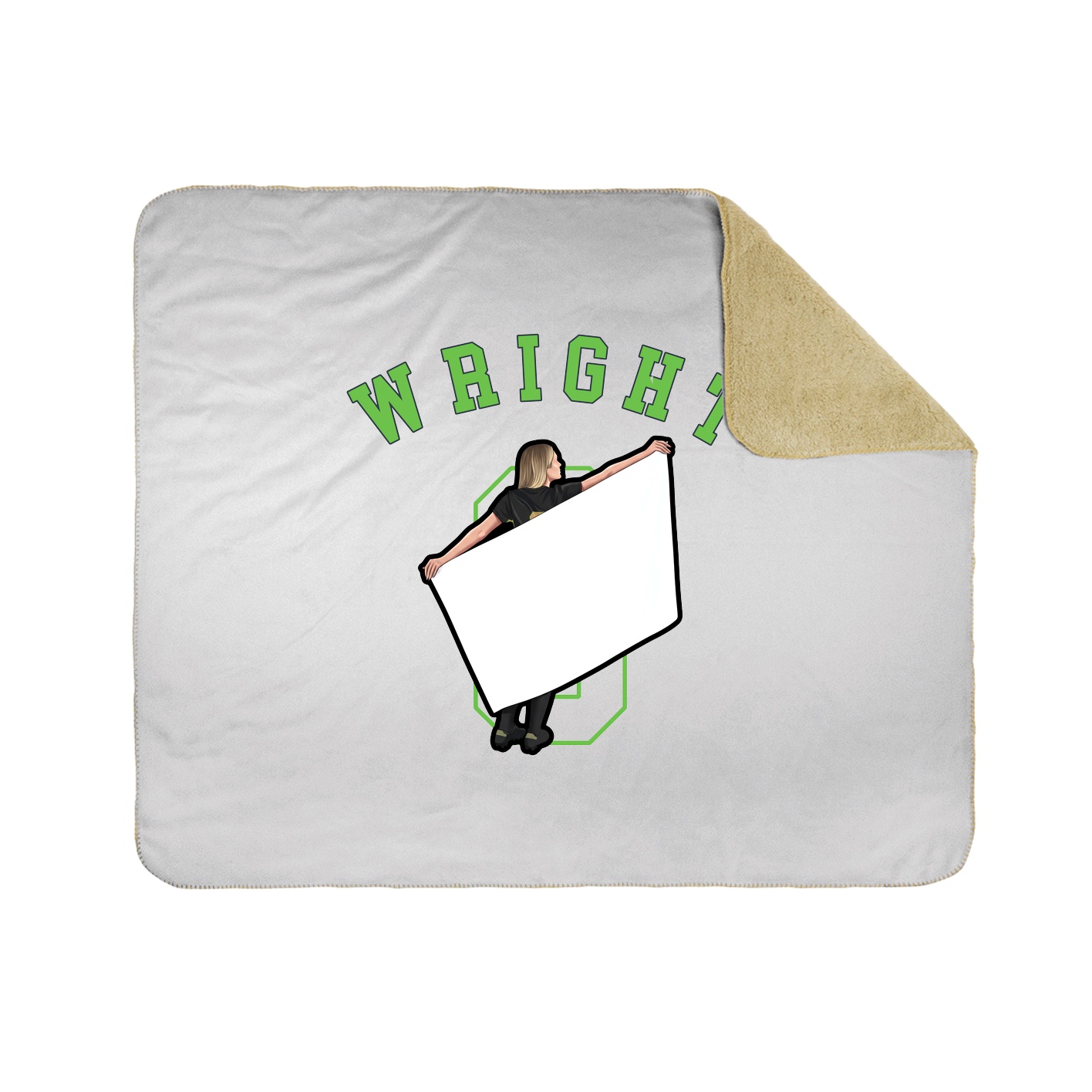 Throw Blanket — Shirsey Arch in White