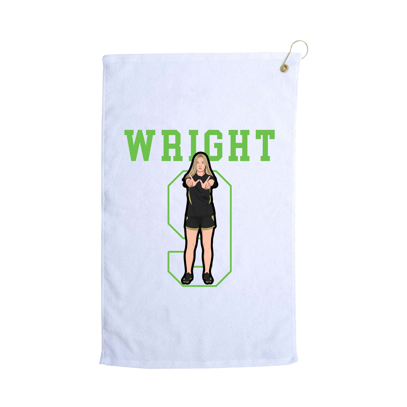 Golf Towel — Shirsey in White