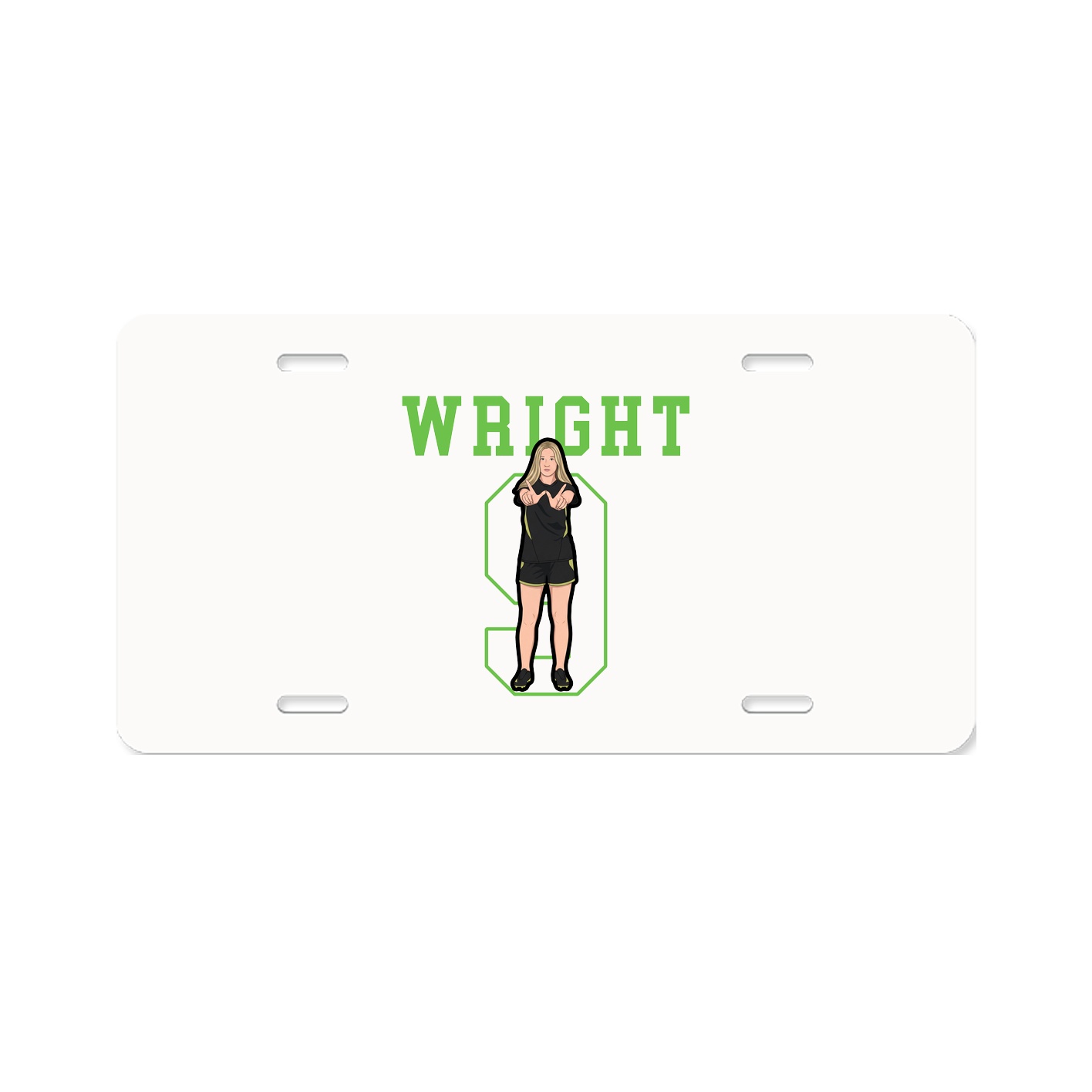 License Plate — Shirsey in Classic