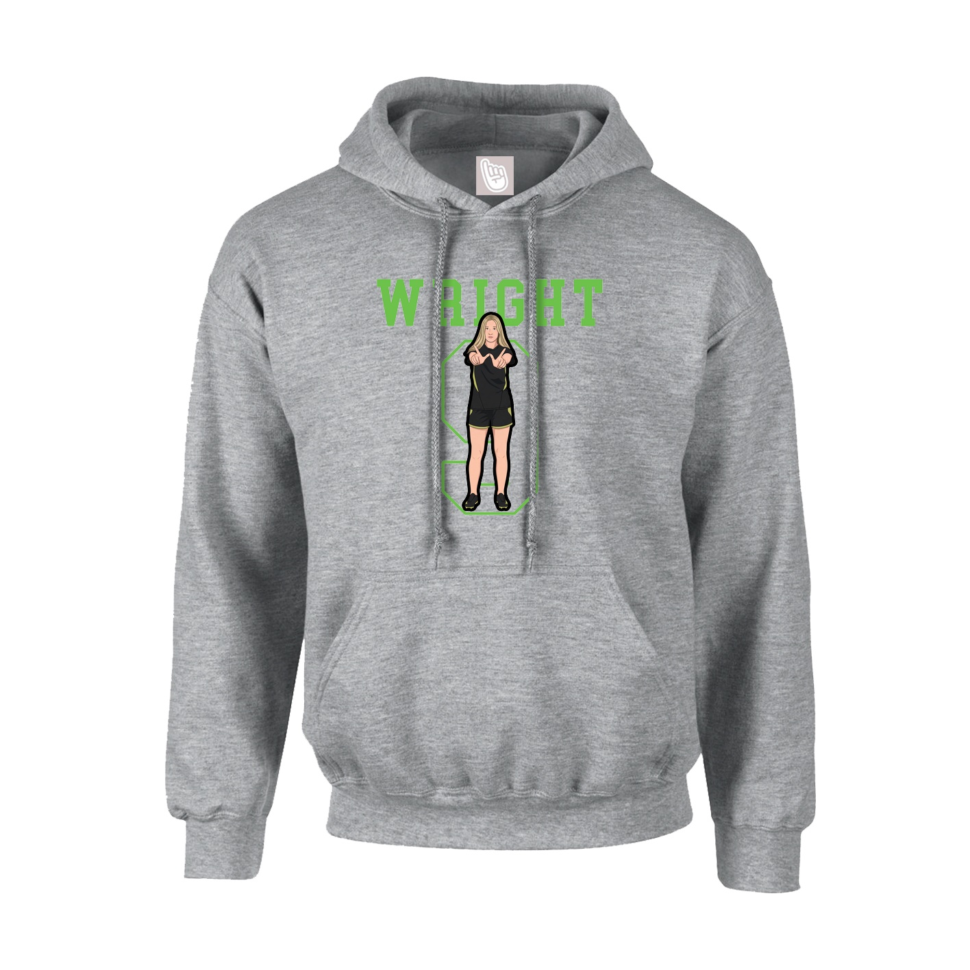 Hoodie — Shirsey in Grey