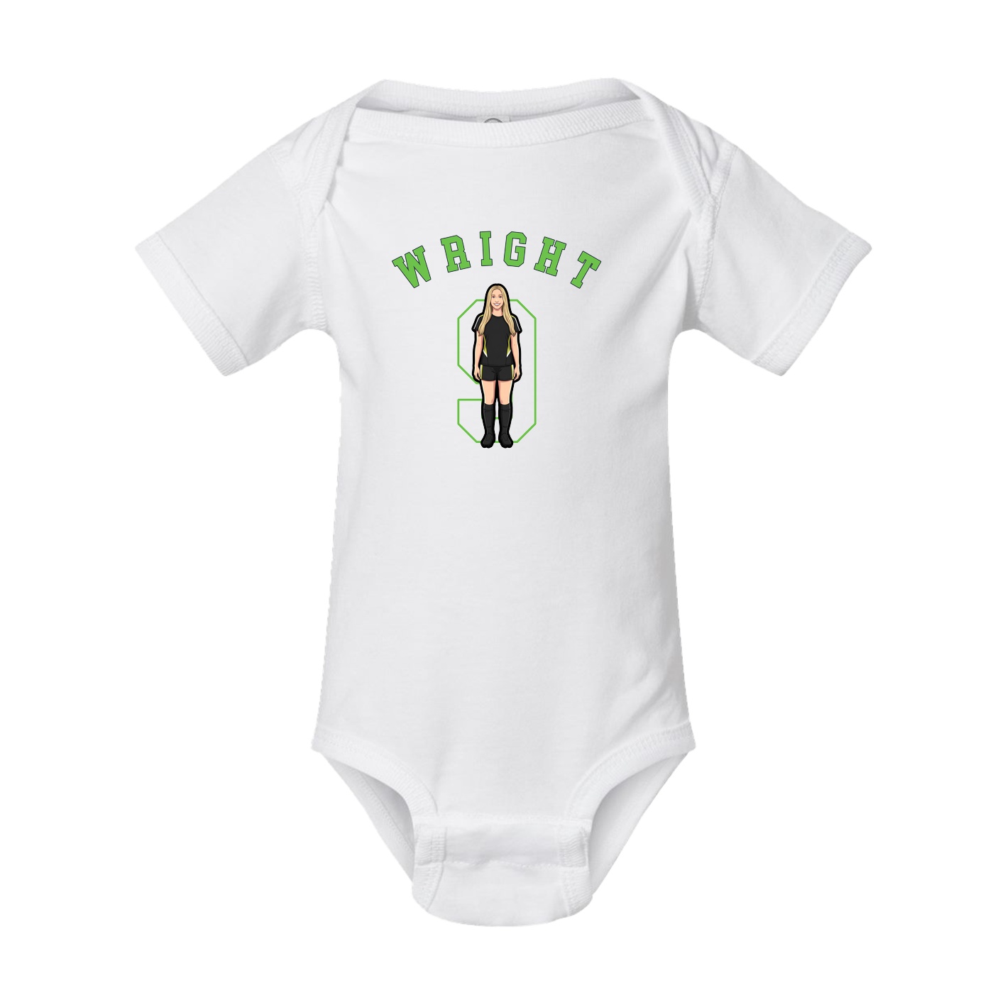 Baby Onesie — Shirsey Arch in White