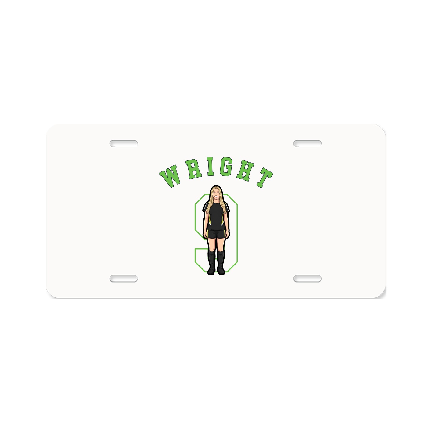 License Plate — Shirsey Arch in Classic