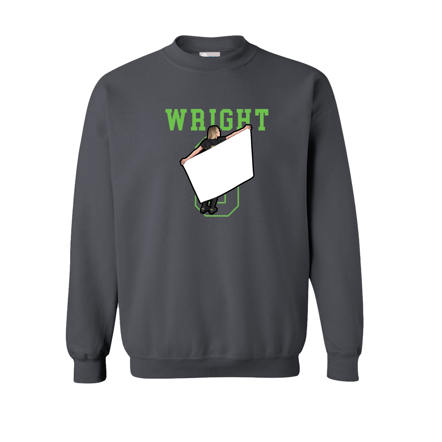 Fleece Crew — Shirsey in Grey