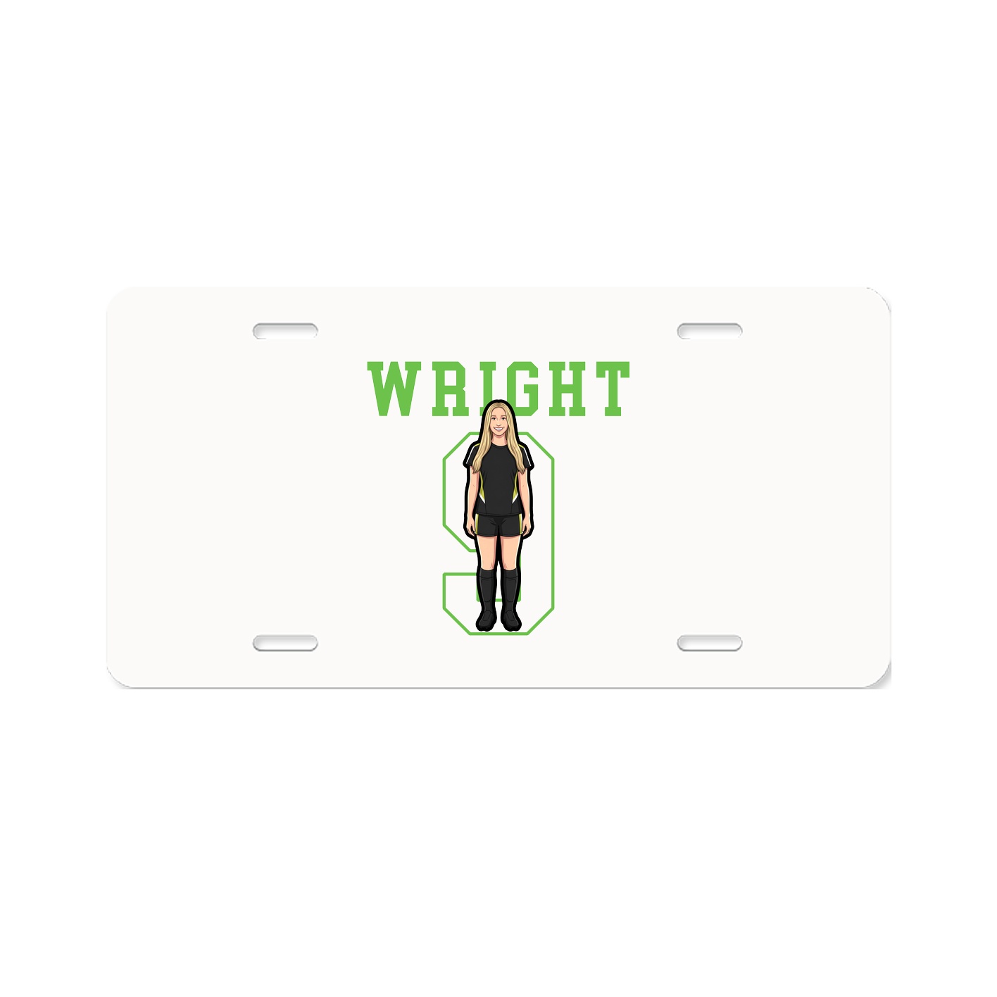 License Plate — Shirsey in Classic