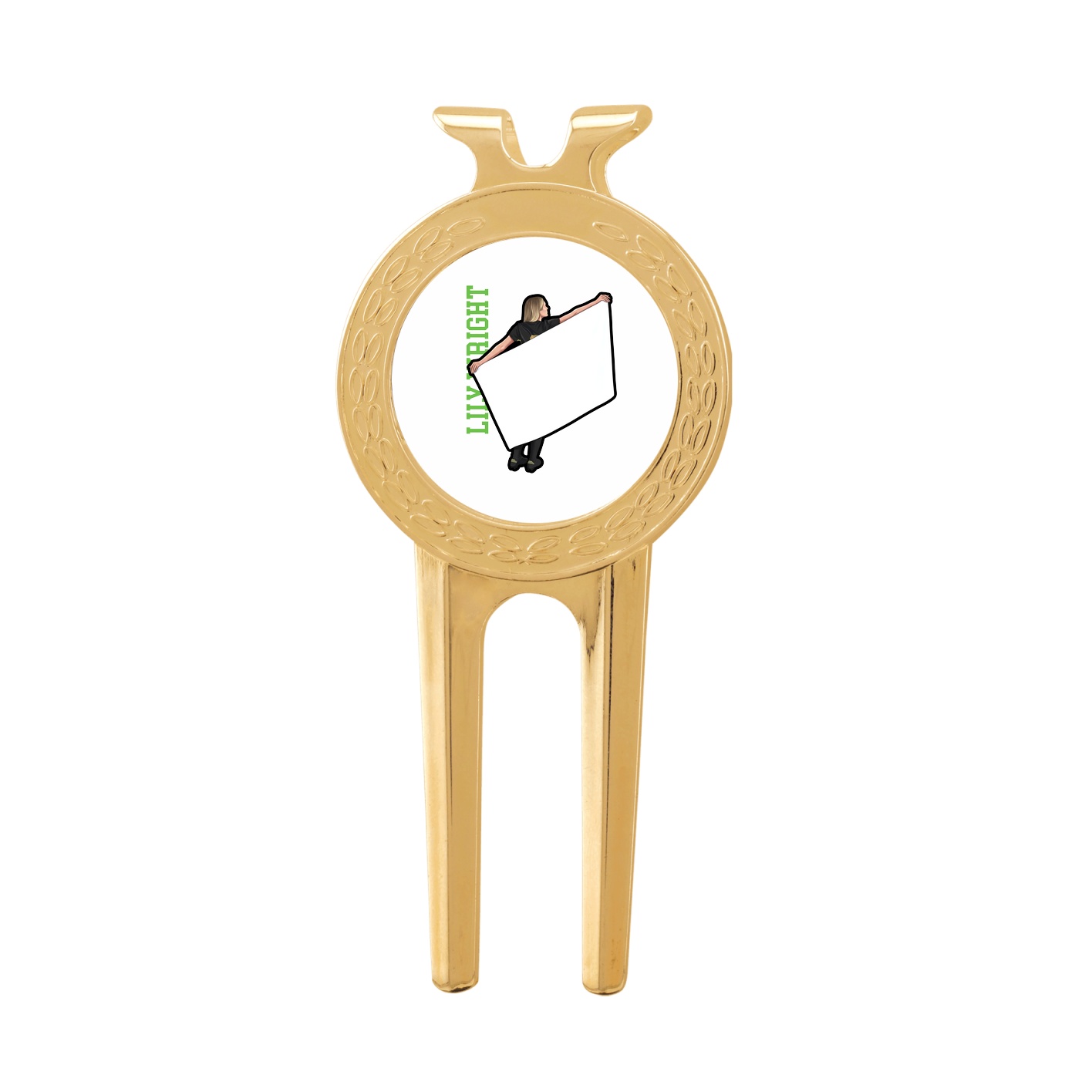 Divot Tool with Ball Marker — Name Vertical in Classic