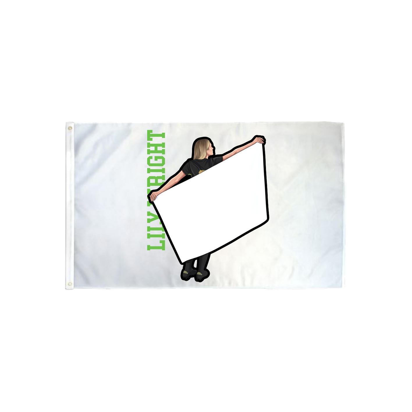 3x5 Flag — Name Vertical in Classic