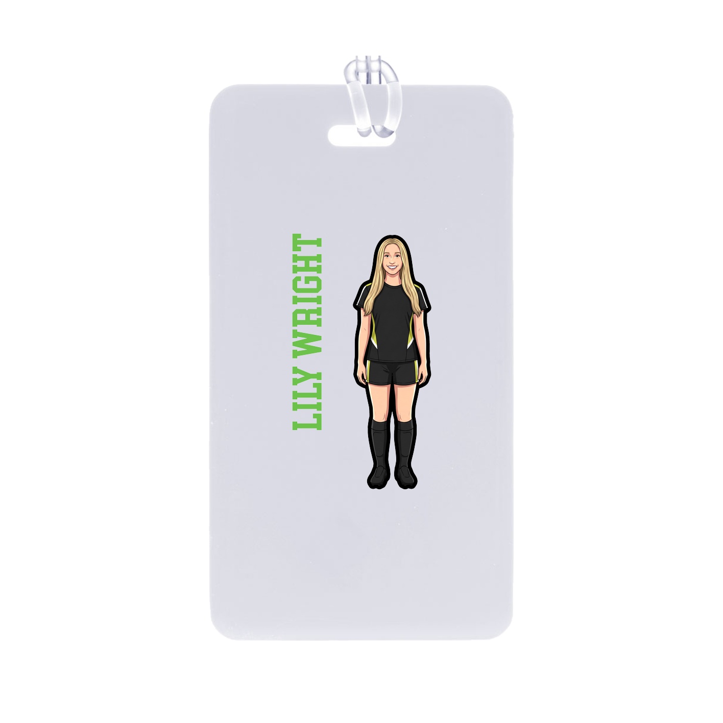 Bag Tag — Name Vertical in Classic